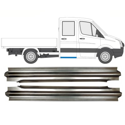 Hátsó küszöb javító panel hoz Volkswagen Crafter 2005-2017 / Bal+Jobb / Készlet 15516