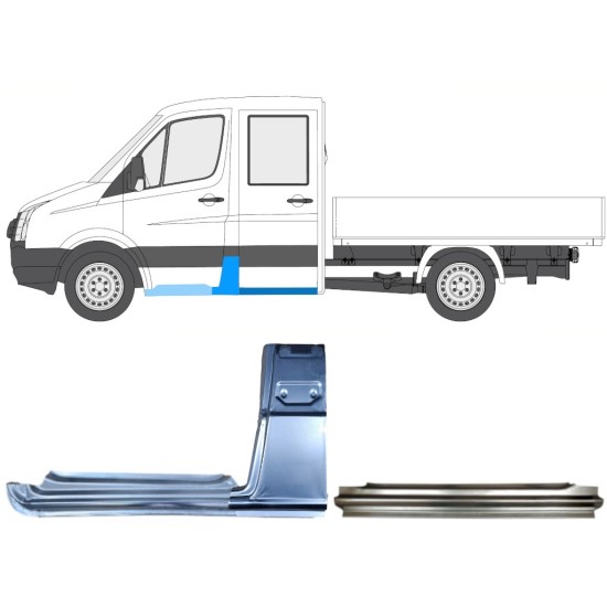 Javító panel készlet hoz Volkswagen Crafter 2005-2017 / Bal / 15528