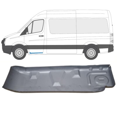 Fellépő lemez bal belső küszöbbel hoz Volkswagen Crafter 2005-2017 / Bal 15543