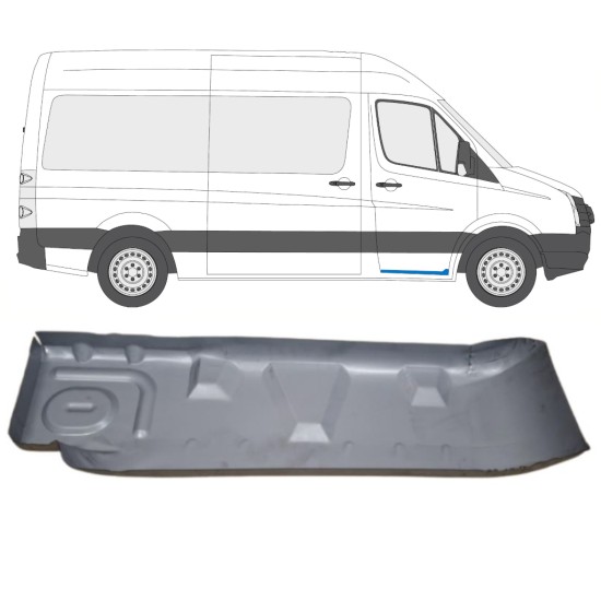 Fellépő lemez bal belső küszöbbel hoz Volkswagen Crafter 2005-2017 / Jobb 15542