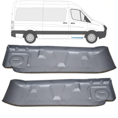 Fellépő lemez bal belső küszöbbel hoz Volkswagen Crafter 2005-2017 / Bal+Jobb / Készlet 15544