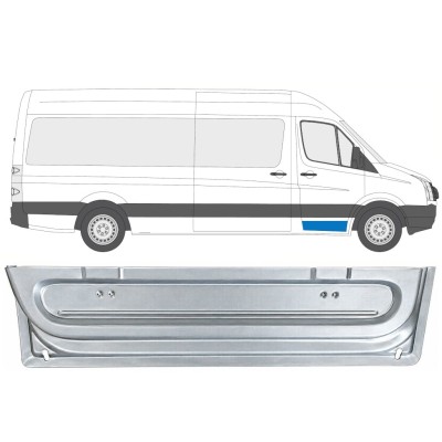 Belső első ajtó javító lemez hoz Volkswagen Crafter 2005-2017 / Jobb 17056