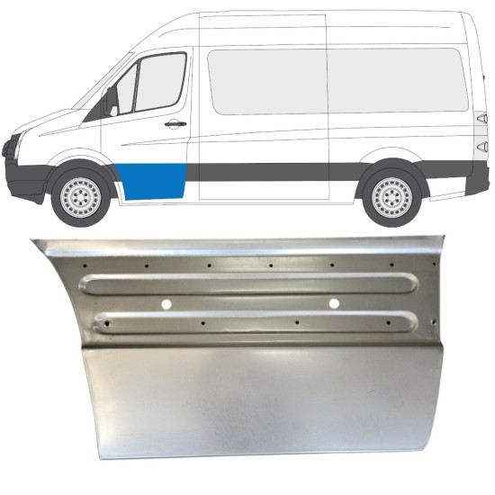 Első ajtó javító lemez hoz Volkswagen Crafter 2005-2017 / Bal 15495