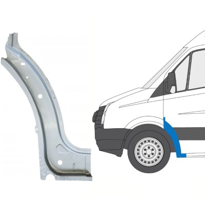 Belső első sárvédő javító panel hoz Volkswagen Crafter 2005-2017 / Bal 15499