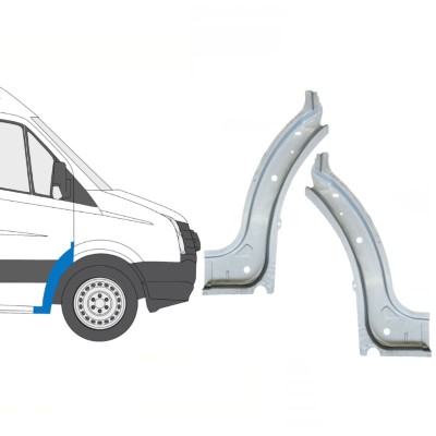Belső első sárvédő javító panel hoz Volkswagen Crafter 2005-2017 / Bal+Jobb / Készlet 15500