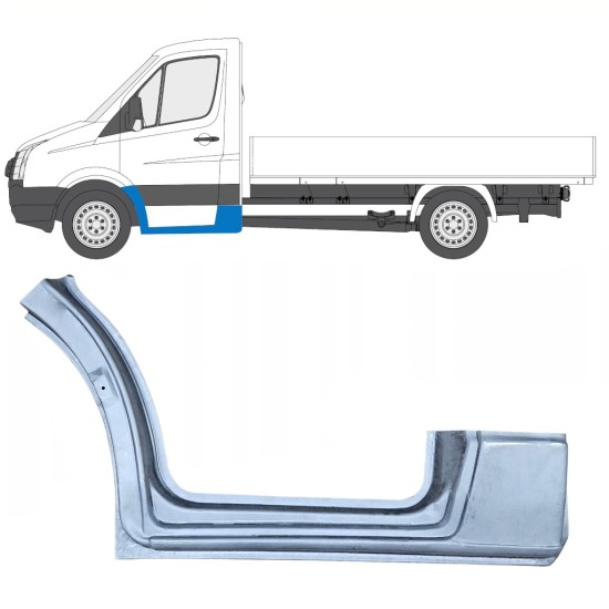 Első sárvédő és küszöb javító panel hoz Volkswagen Crafter 2005-2017 / Bal 13839