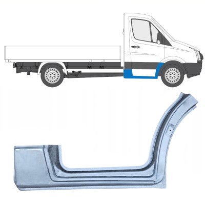 Első sárvédő és küszöb javító panel hoz Volkswagen Crafter 2005-2017 / Jobb 13838