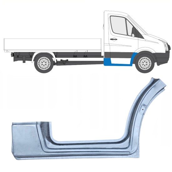 Első sárvédő és küszöb javító panel hoz Volkswagen Crafter 2005-2017 / Jobb 13838