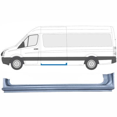Tolóajtó küszöb javító panel hoz Volkswagen Crafter 2005-2017 / Bal 13432