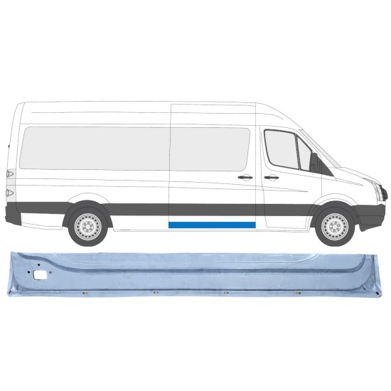 Belső tolóajtó javító panel hoz Volkswagen Crafter 2005-2017 / Jobb 13992