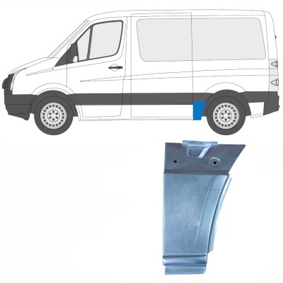Hátsó sárvédő javító panel hoz Volkswagen Crafter 2005-2017 / Bal 13940