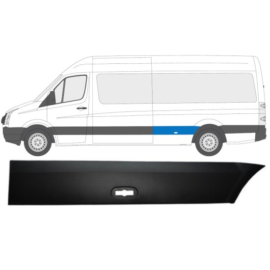 Hátsó sárvédő oldali díszítő elem hoz Volkswagen Crafter 2005-2017 / Bal 13827
