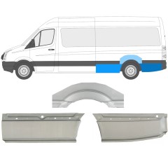 Hátsó sárvédő javító panel hoz Volkswagen Crafter 2005-2017 / Bal / Készlet 13944