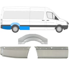 Hátsó sárvédő javító panel hoz Volkswagen Crafter 2005-2017 / Jobb / Készlet 13943