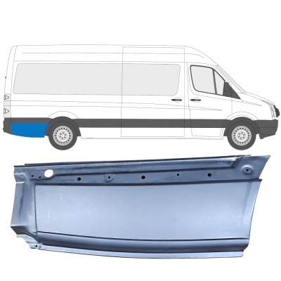 Hátsó sárvédő javító panel hoz Volkswagen Crafter 2005-2017 / Jobb 13451