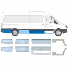 Javító panel készlet hoz Volkswagen Crafter 2005-2017 / Bal+Jobb / 14236