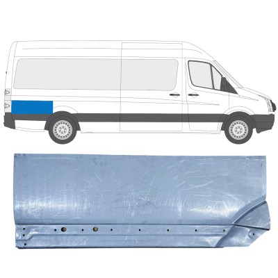 Hátsó sárvédő hátsó rész javító panel hoz Volkswagen Crafter 2005-2017 / Jobb 13894