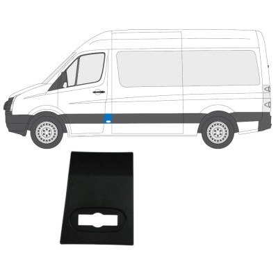 Ajtó díszléc hoz Volkswagen Crafter 2005-2017 / Bal 13688