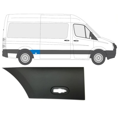 Hátsó sárvédő oldali díszítő elem hoz Volkswagen Crafter 2005-2017 / Jobb 13822