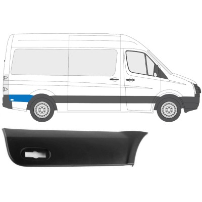 Hátsó sárvédő oldali díszítőelem kerék mögött hoz Volkswagen Crafter 2005-2017 / Jobb 13691