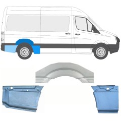 Hátsó sárvédő javító panel hoz Volkswagen Crafter 2005-2017 / Jobb / Készlet 13941