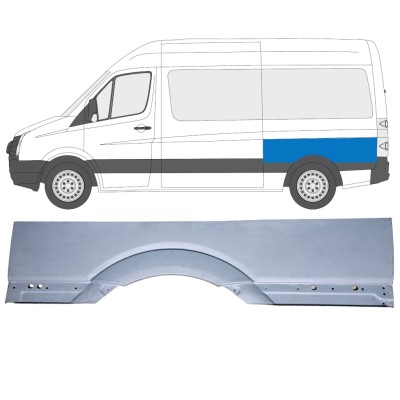 Nagy hátsó sárvédő javító panel hoz Volkswagen Crafter 2005-2017 / Bal 15510