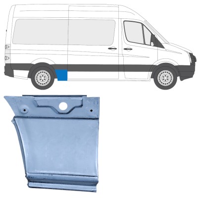 Hátsó sárvédő javító panel hoz Volkswagen Crafter 2005-2017 / Jobb 13445
