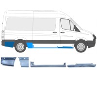Javító panel készlet hoz Volkswagen Crafter 2005-2017 / Jobb / 14502