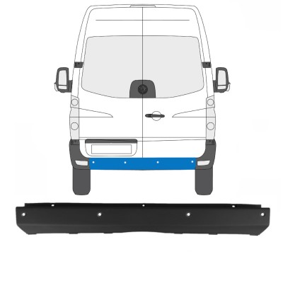 Hátsó lökhárító PDC-vel hoz Volkswagen Crafter 2005-2017 15551