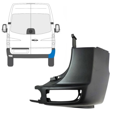 Hátsó lökhárító sarok hoz Volkswagen Crafter 2005-2017 / Jobb 15548
