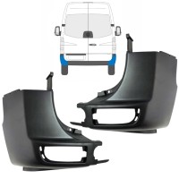 Hátsó lökhárító sarok hoz Volkswagen Crafter 2005-2017 / Bal+Jobb / Készlet 15549