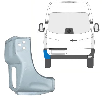 Hátsó sarok javító panel hoz Volkswagen Crafter 2005-2017 / Bal 15505