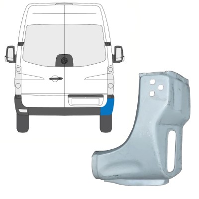 Hátsó sarok javító panel hoz Volkswagen Crafter 2005-2017 / Jobb 15506
