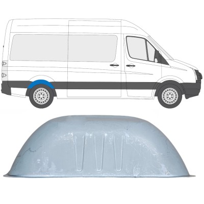 Hátsó kerékív javító panel hoz Volkswagen Crafter 2005-2017 / Bal = Jobb (szimmetrikus) 13612