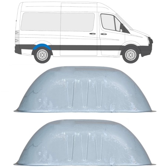 Hátsó kerékív javító panel hoz Volkswagen Crafter 2005-2017 / Készlet 14283