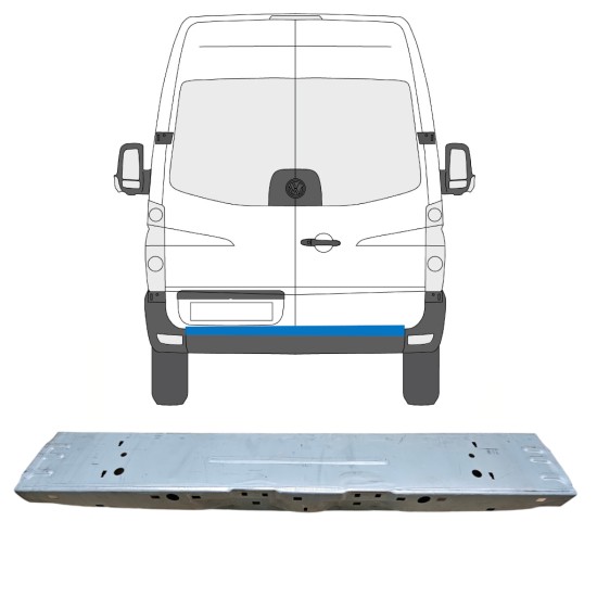 Hátsó javítólemez hoz Volkswagen Crafter 2005-2017 14239