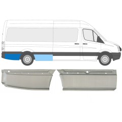 Hátsó sárvédő javító panel hoz Volkswagen Crafter 2005-2017 / Jobb / Készlet 14128