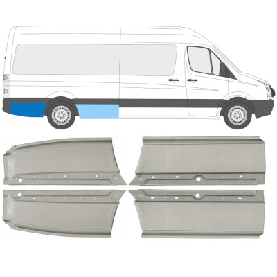 Hátsó sárvédő javító panel hoz Volkswagen Crafter 2005-2017 / Készlet 14486