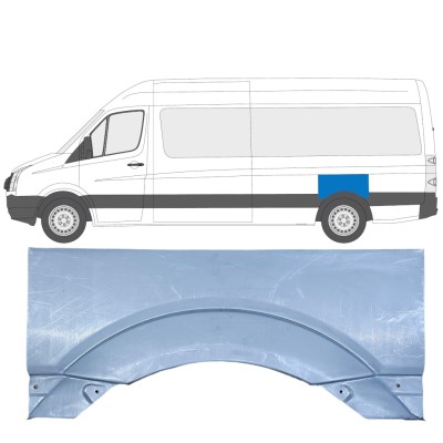 Hátsó sárvédő javító panel hoz Volkswagen Crafter 2005-2017 / Bal 13441