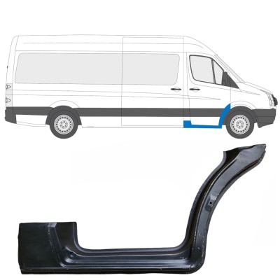 Első ajtó küszöb javító panel hoz Volkswagen Crafter 2005-2017 / Jobb 13442