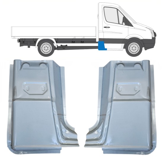Hátsó sarok javító panel hoz Volkswagen Crafter 2005-2017 / Bal+Jobb / Készlet 15504