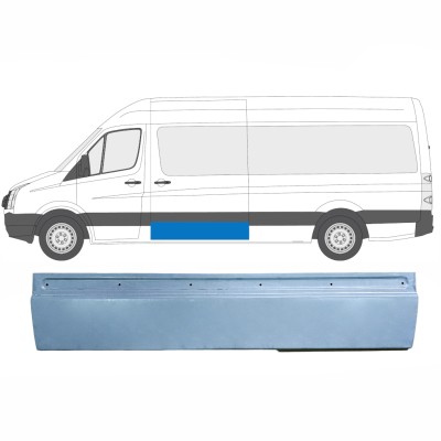 Külső tolóajtó javító panel hoz Volkswagen Crafter 2005-2017 / Bal = Jobb (szimmetrikus) 13511