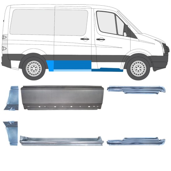 Javító panel készlet hoz Volkswagen Crafter 2005-2017 / Bal+Jobb / 15590