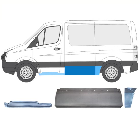 Javító panel készlet hoz Volkswagen Crafter 2005-2017 / Bal / 15605