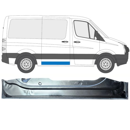 Belső tolóajtó küszöb javító panel hoz Volkswagen Crafter 2005-2017 / Jobb 15872