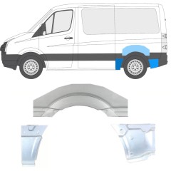 Hátsó sárvédő javító panel hoz Volkswagen Crafter 2005-2017 / Bal / Készlet 14205
