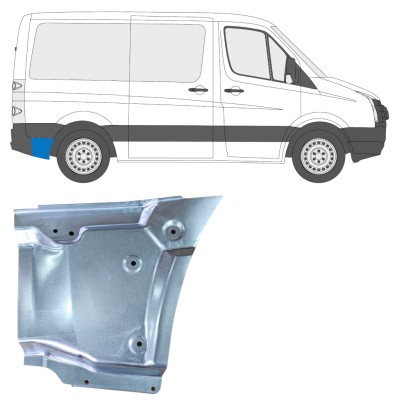 Hátsó sárvédő javító panel hoz Volkswagen Crafter 2005-2017 / Jobb 15513