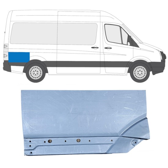 Hátsó sárvédő javító panel hoz Volkswagen Crafter 2005-2017 / Jobb 14201
