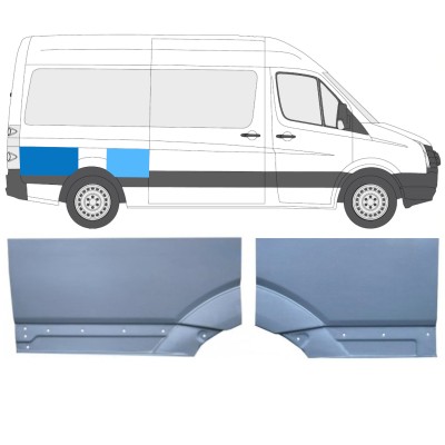 Hátsó sárvédő javító panel hoz Volkswagen Crafter 2005-2017 / Jobb / Készlet 15522