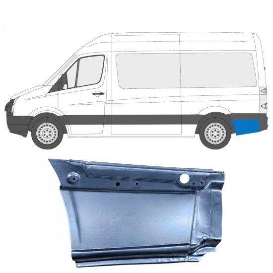 Hátsó sárvédő javító panel hoz Volkswagen Crafter 2005-2017 / Bal 13447